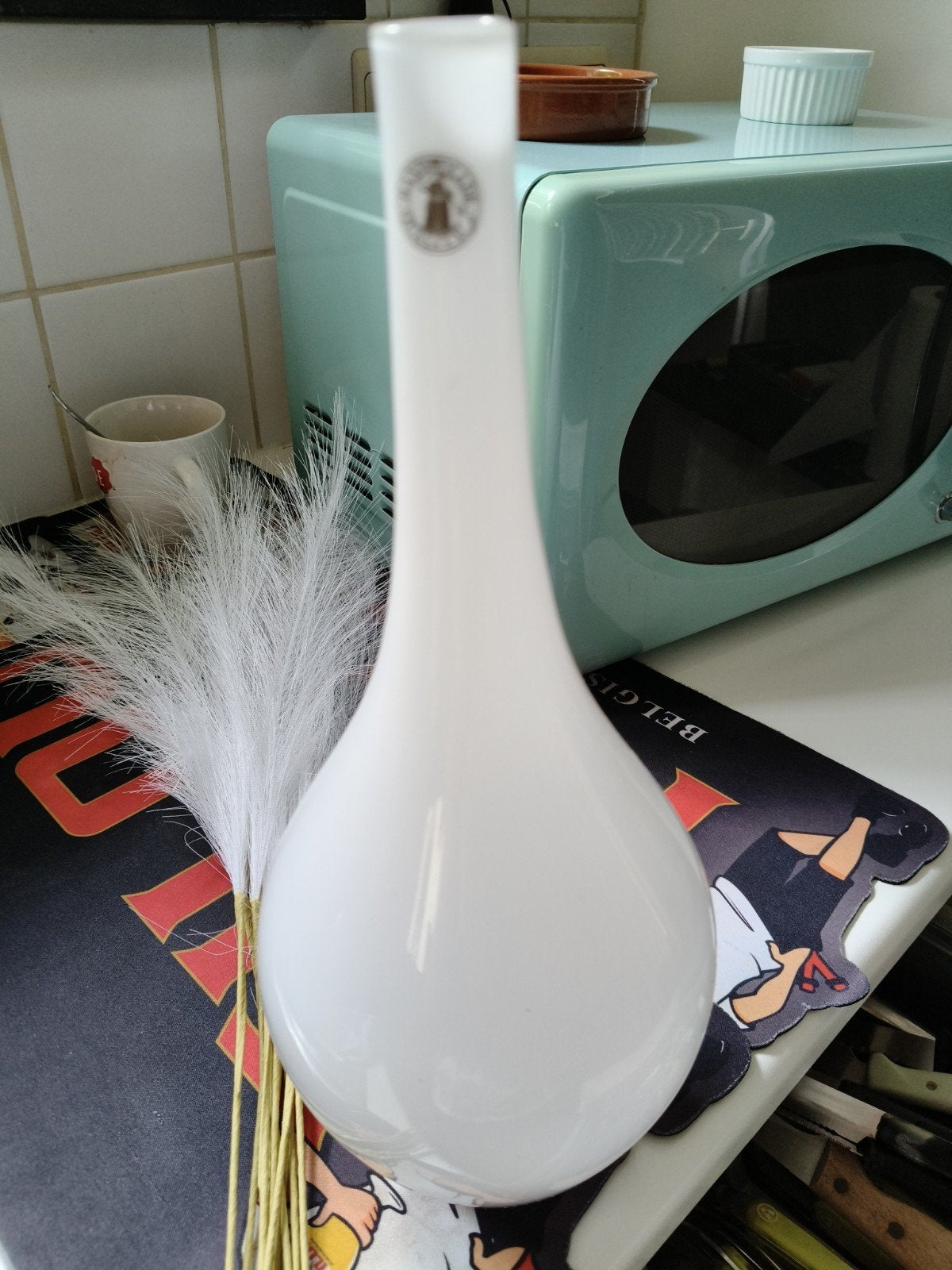 Handmade vaas opaque, Ophalen of Verzenden