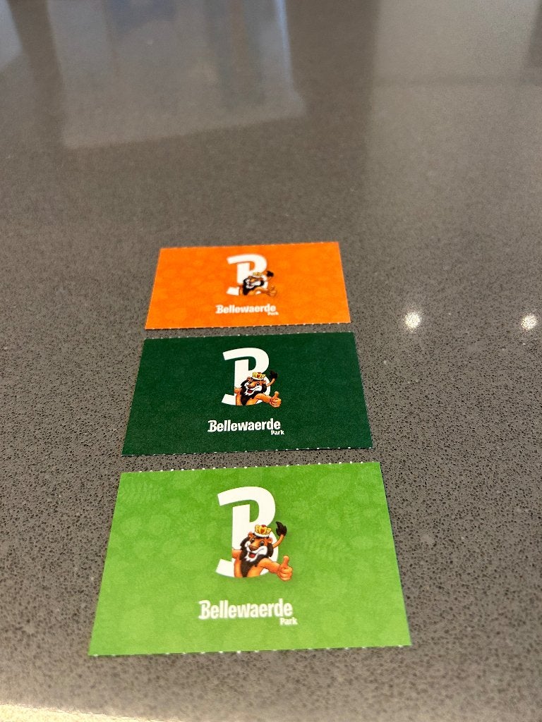 3 Tickets Bellewaerde park, Tickets en Kaartjes, Recreatie | Pretparken en Attractieparken, Drie personen of meer, Ticket of Toegangskaart