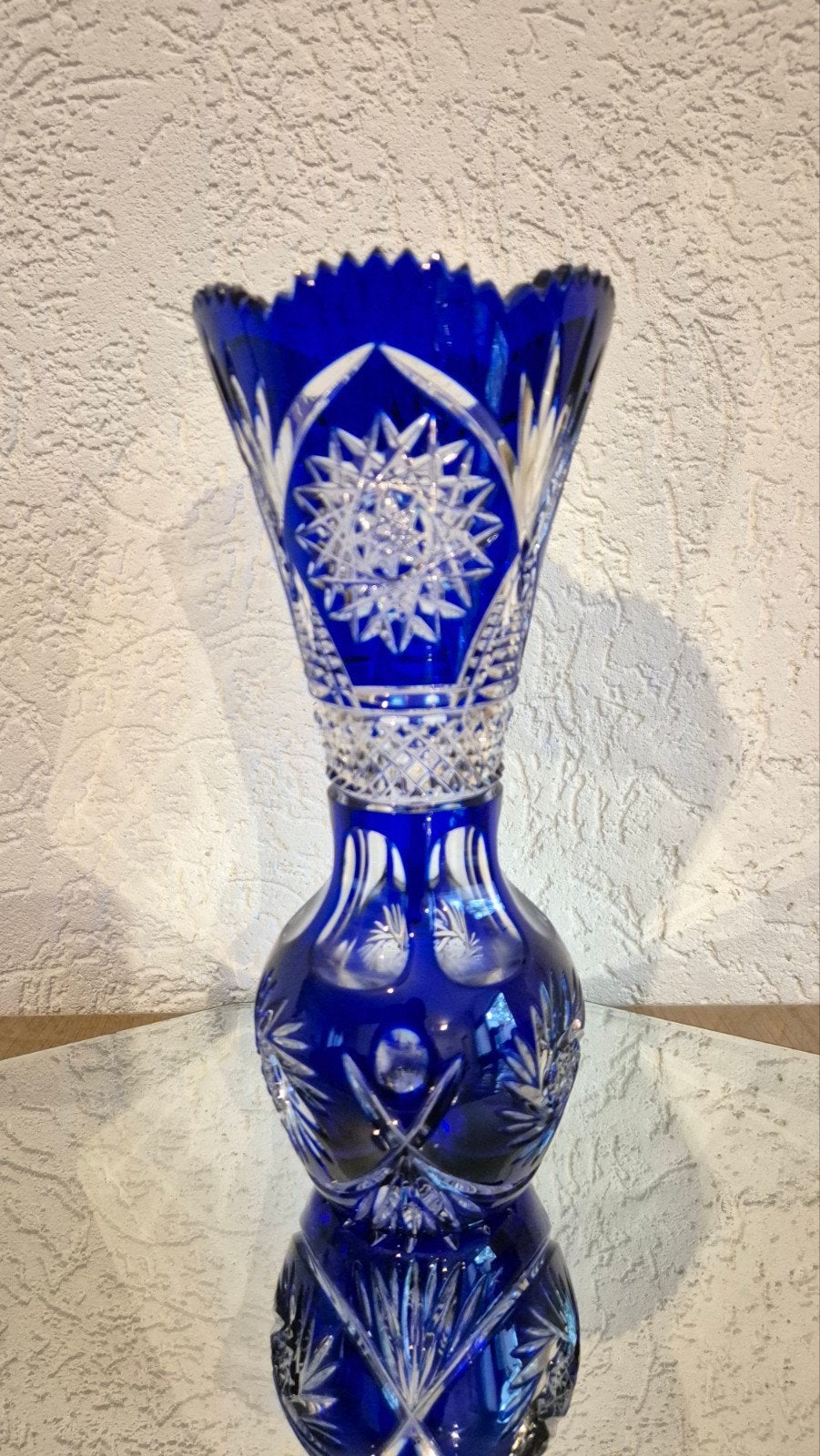 kristallen vaas 25 cm hoog, Enlèvement