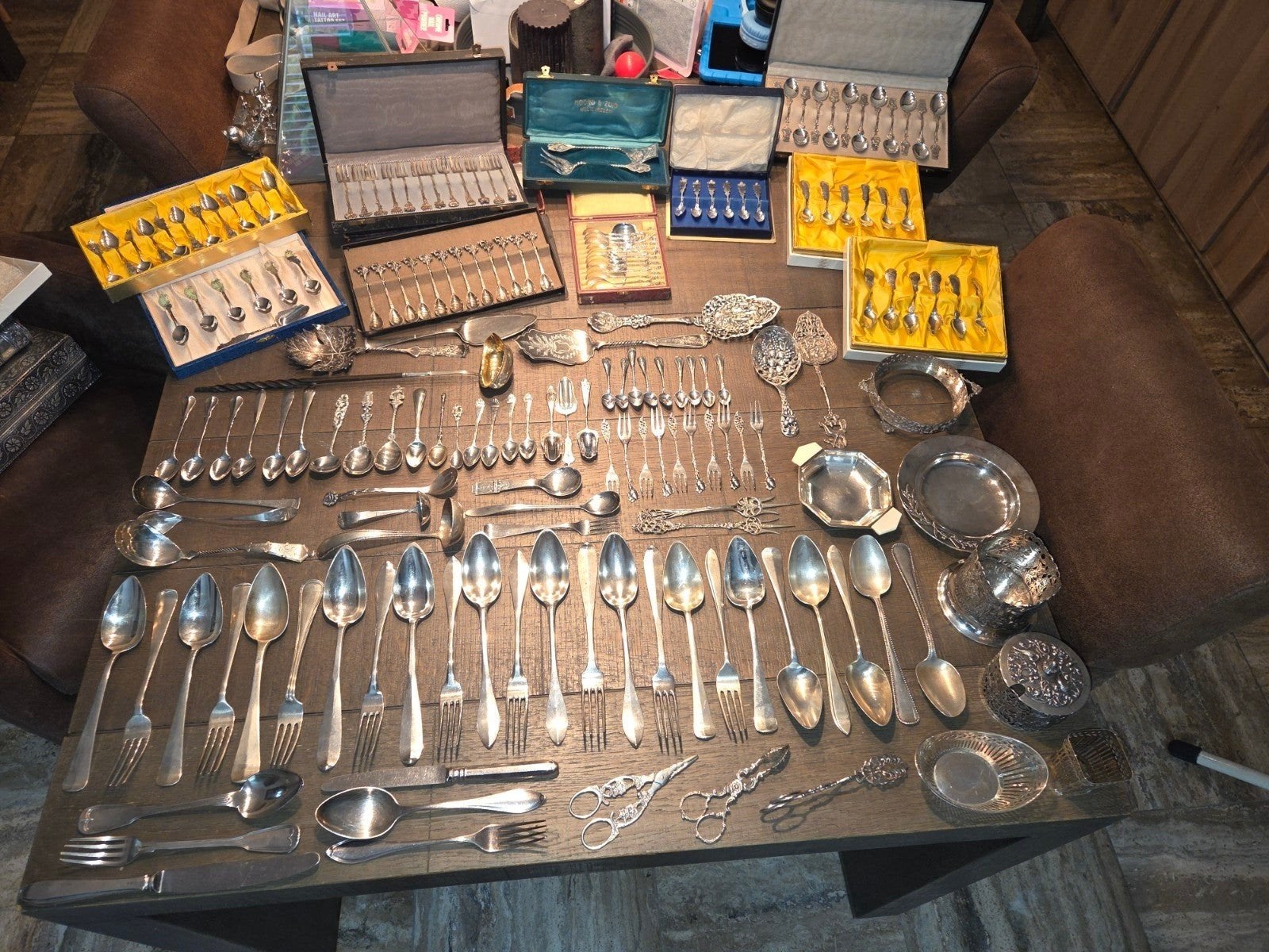 zilver collectie ruim 5 kilo aan zilver GEEN SLOOP, Ophalen