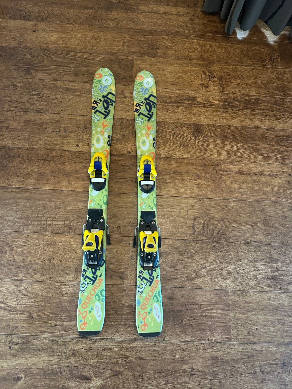 Quechua ski’s 100 cm + salomon bindingen, Ophalen, Zo goed als nieuw, Ski, Salomon