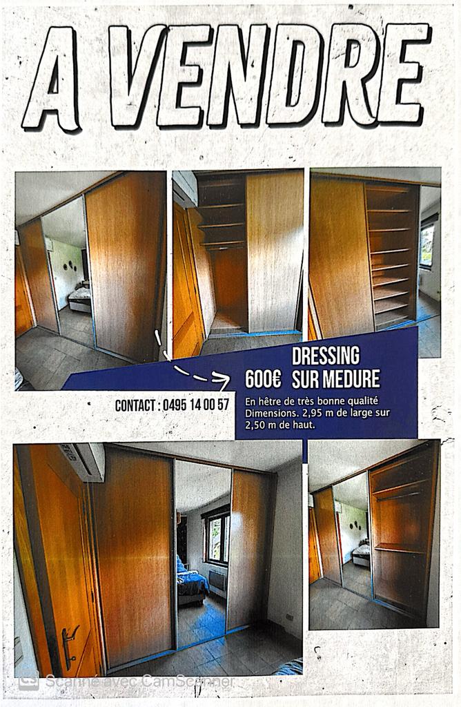 Dressing sur mesure, Enlèvement, Comme neuf