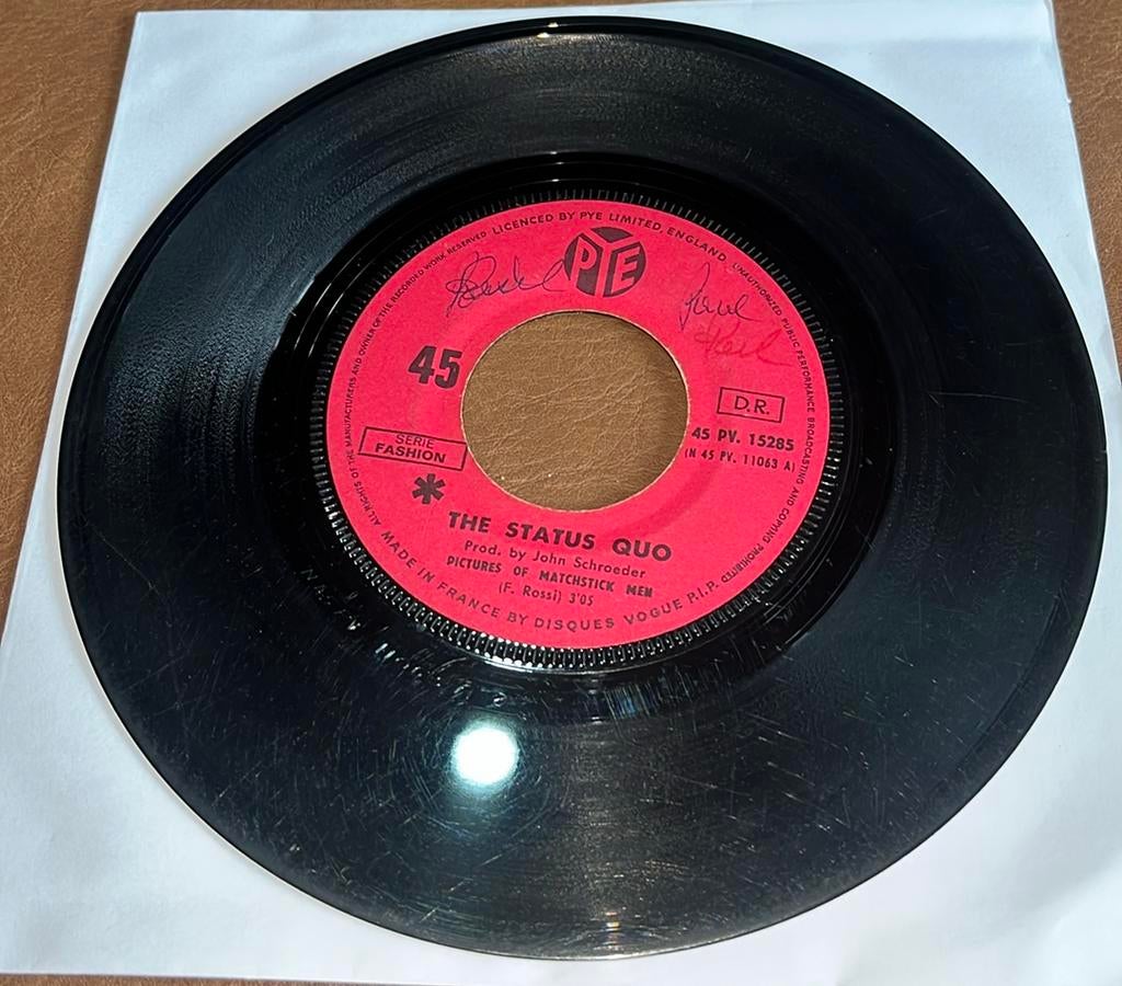 The Status Quo - Pictures of Matchstick Men - 7” vinyl sinng, Cd's en Dvd's, Vinyl Singles, Fotohoes, Ophalen of Verzenden, Gebruikt