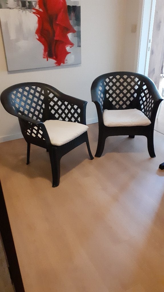 Tuinstoelen, Tuin en Terras, Ophalen, Zo goed als nieuw, Kunststof