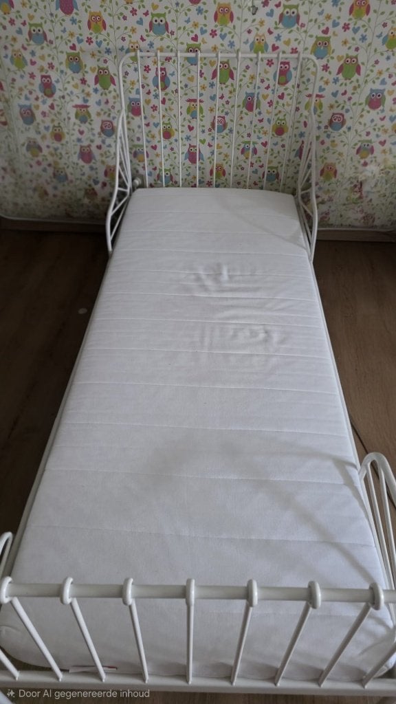 Meegroeibed met matras en lattenbodem, 85 tot 100 cm, Zo goed als nieuw, 180 cm of meer, Ophalen
