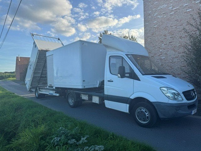 Mercedes Benz, BE combinatie, Euro 5, Achterwielaandrijving, Leder en Stof, Wit