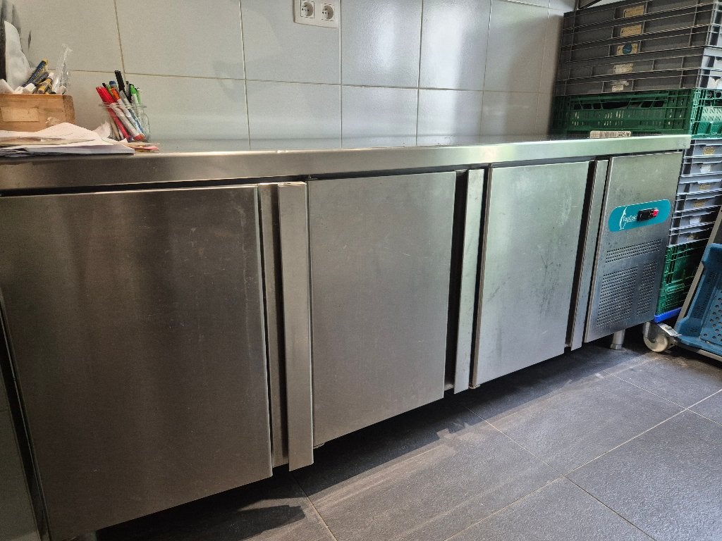 Gekoelde tafel, Ophalen, Gebruikt, Inox Meubilair