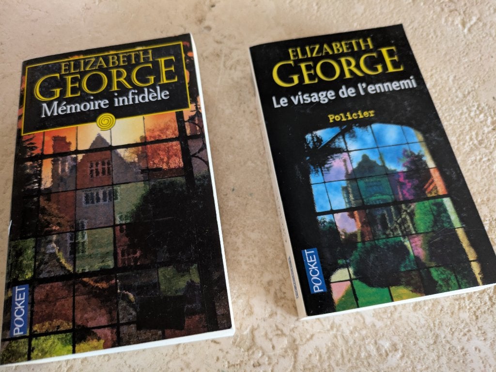 2 policiers de Elizabeth George (Pocket) pour 1,5€., Boeken, Detectives, Gelezen, Tv-bewerking, Verzenden, Elizabeth George