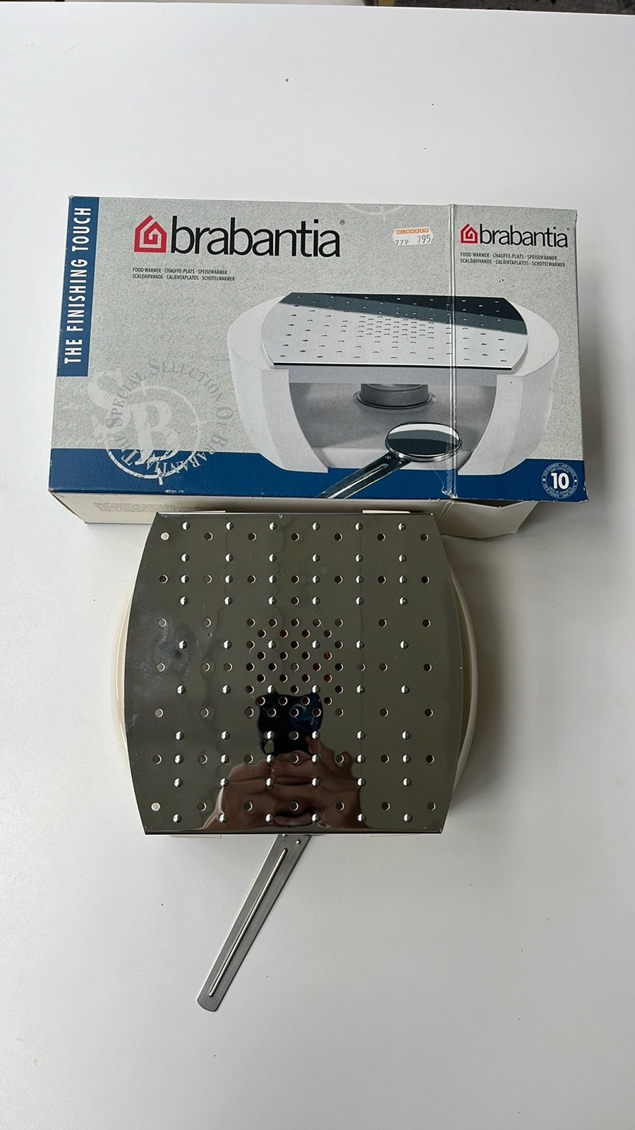 Schotelwarmer Brabantia, Huis en Inrichting, Ophalen, Zo goed als nieuw