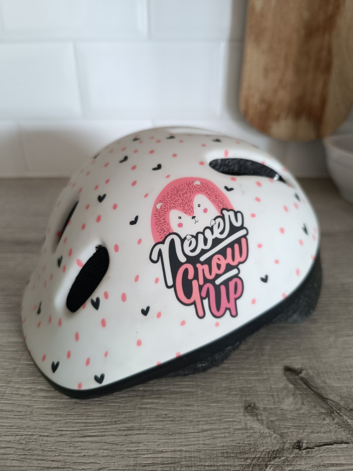 fietshelm kinderen, Ophalen