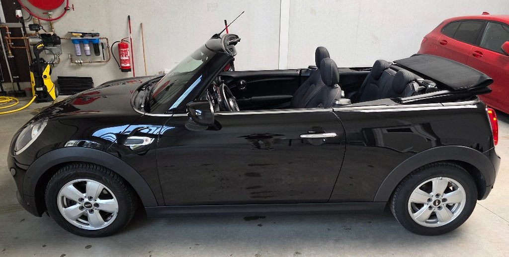 MINI Cooper Cabrio - AUTOMAAT - 1ste eigenaar - 47.950km, Stof, Cabriolet, 0 kg, Zwart