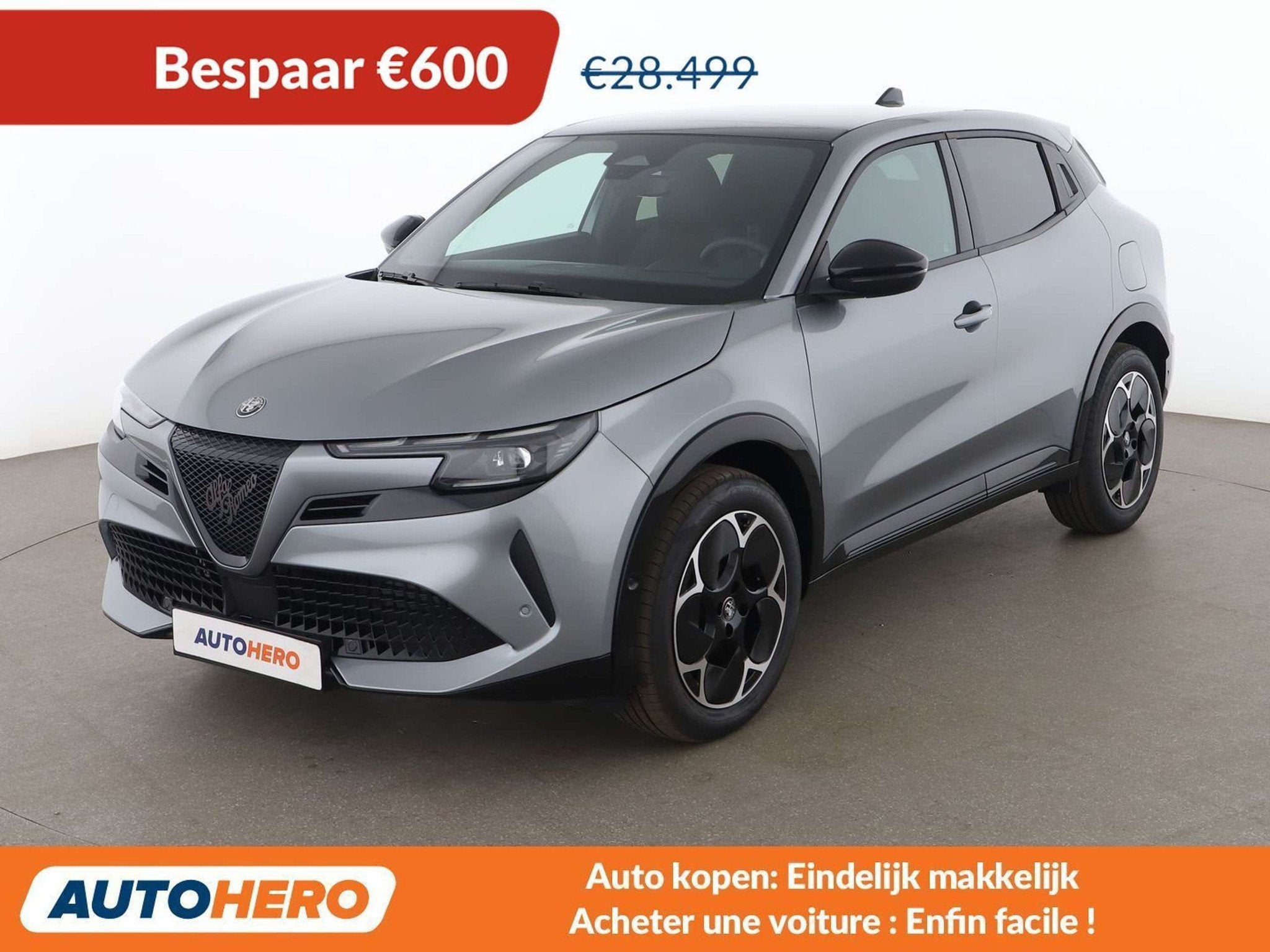 Alfa Romeo Junior 1.2 VGT Mild-Hybrid Ti (automatique), Autos, Alfa Romeo, Argent ou Gris, Achat, https://public.car-pass.be/vhr/eb476f4d-5d64-4ca3-8c79-d0788e89d5e2