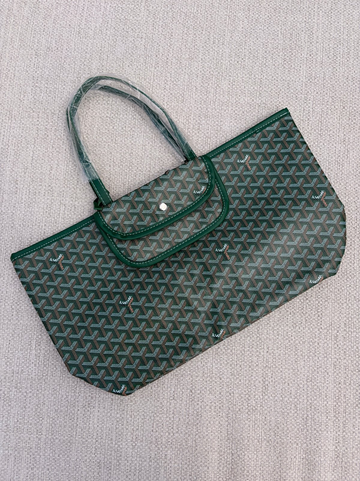 Groene Goyard tas Nieuw, Handtassen en Accessoires, Tassen | Damestassen, Ophalen of Verzenden, Nieuw, Groen, Handtas