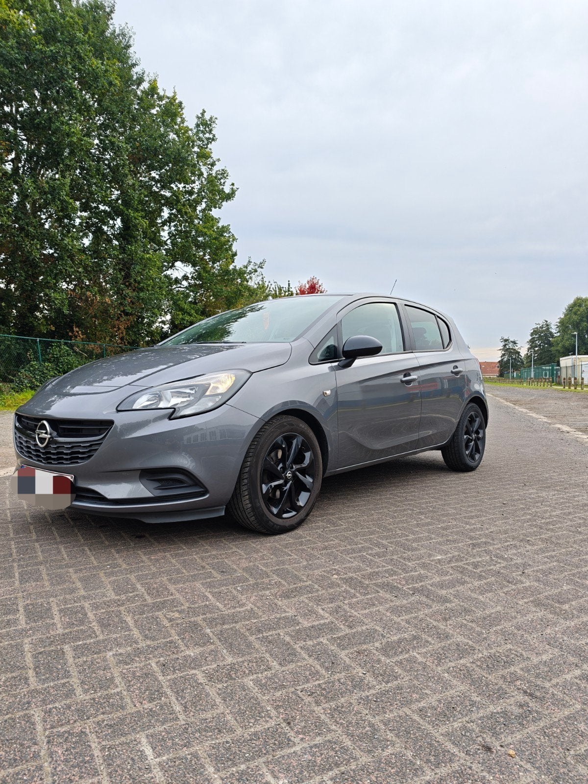 Opel Corsa 1.2 Black edition, Auto's, Voorwielaandrijving, Stof, LED dagrijverlichting, Zwart