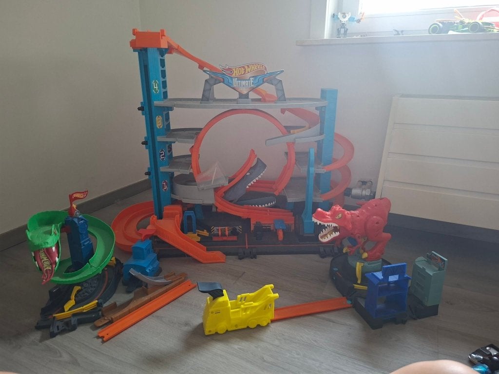 Hotwheels, Ophalen, Hot Wheels, Racebaan, Gebruikt