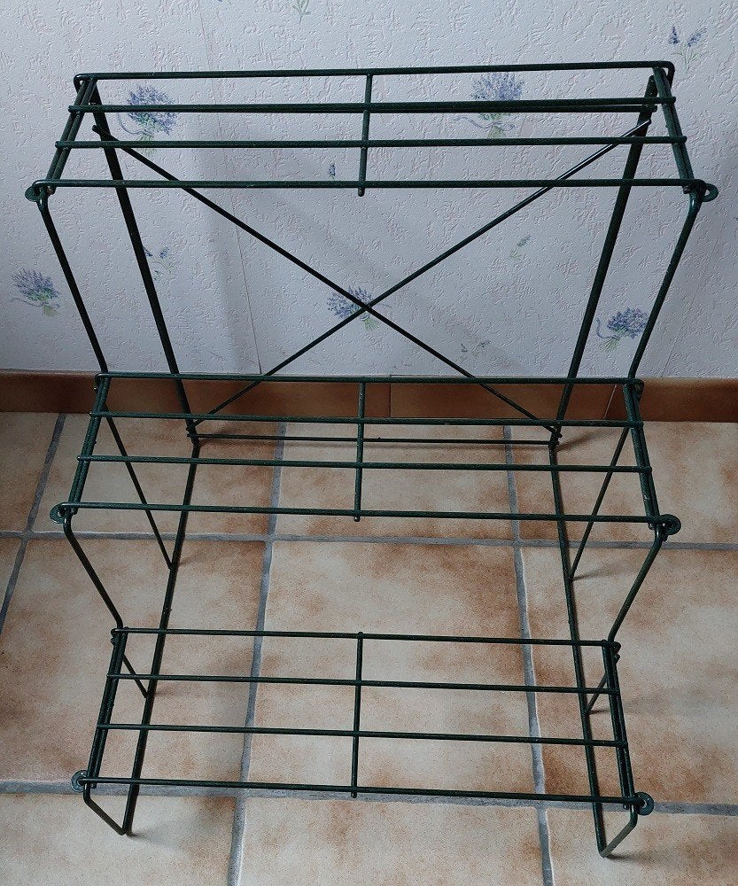 Etagère verte 3 niveaux, Huis en Inrichting, Woonaccessoires | Etagères, Ophalen, Zo goed als nieuw