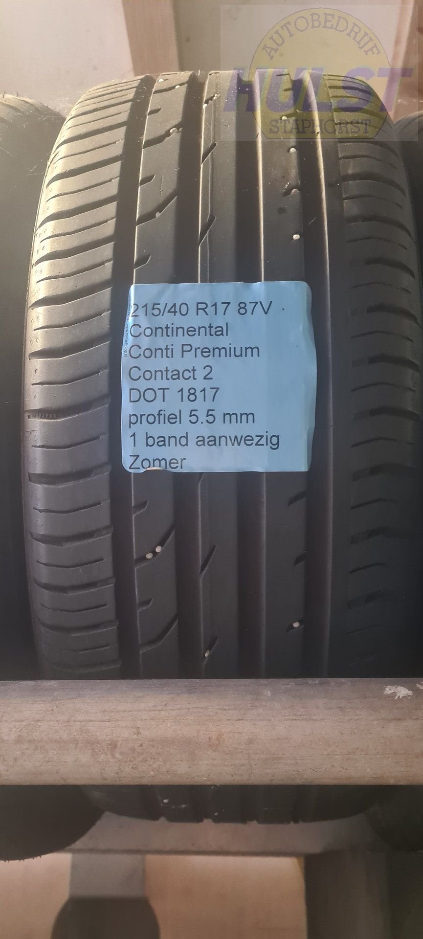 Gebruikte Continental zomerband 215/40 R17 87V, Auto-onderdelen, Banden en Velgen, Ophalen, -, -, 17 inch