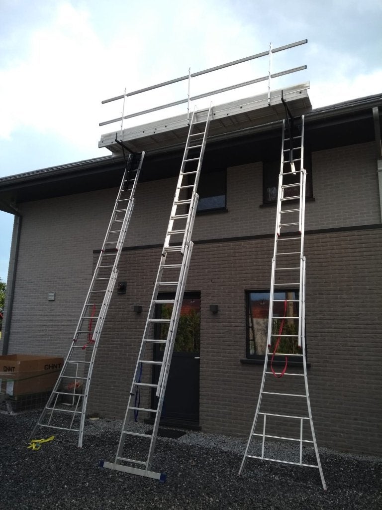 ladder stelling / brug solide, Ophalen, Gebruikt, Ladder, Opvouwbaar of Inschuifbaar