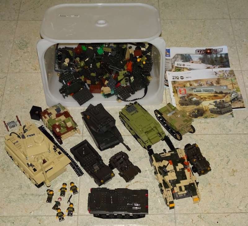 Groot lot militaire bouwstenen, Ophalen of Verzenden, Gebruikt, Overige merken