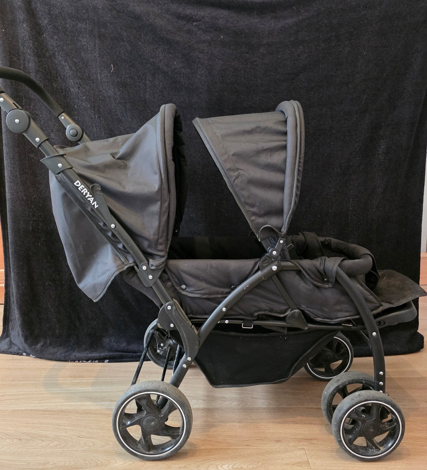 Duo buggy deryan model elena, Ophalen, Gebruikt, Kinderwagen of Buggy