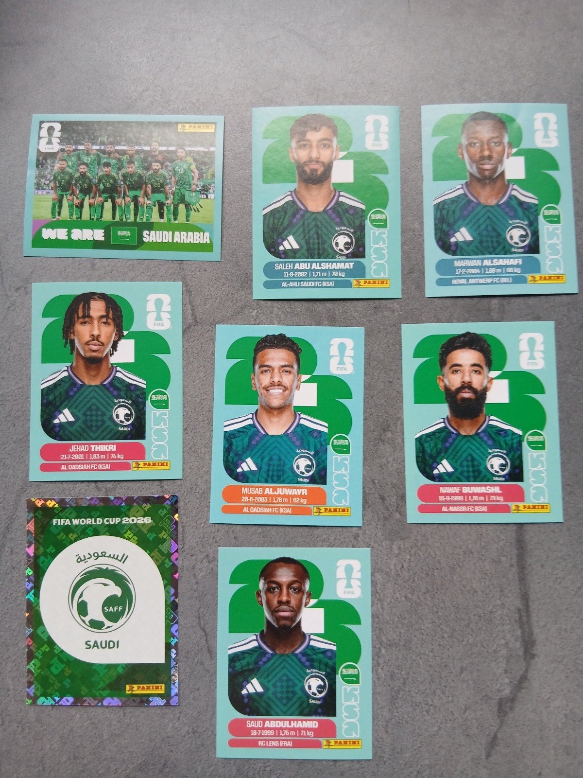 panini fwc 2026 KSA, Ophalen