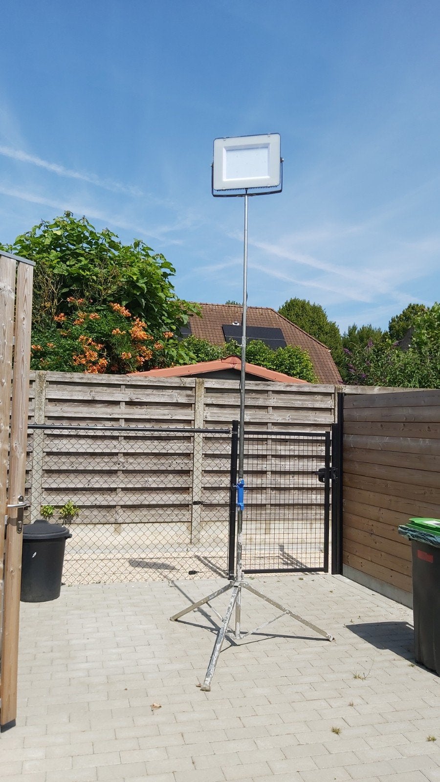 led lamp op stevig uitschuifbaar statief, Ophalen, Lamp