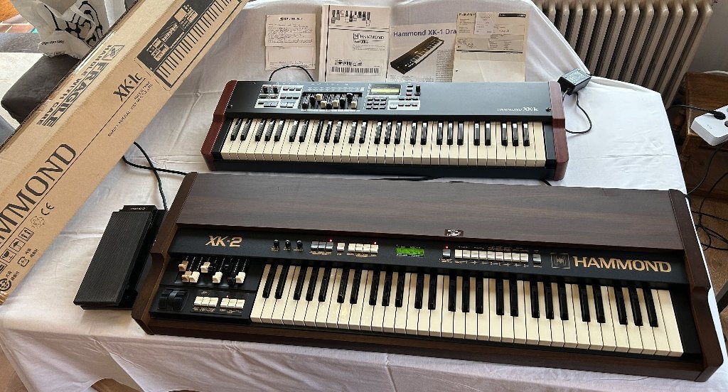 Hammond XK-2 + EXP-100An, Muziek en Instrumenten, Orgels, Ophalen, Gebruikt, 1 klavier, Hammondorgel