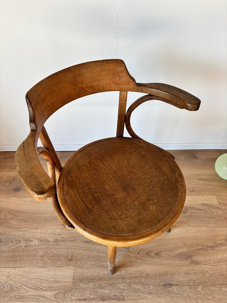 Art Nouveau-fauteuil in Thonet-stijl, ca. 1930, Ophalen