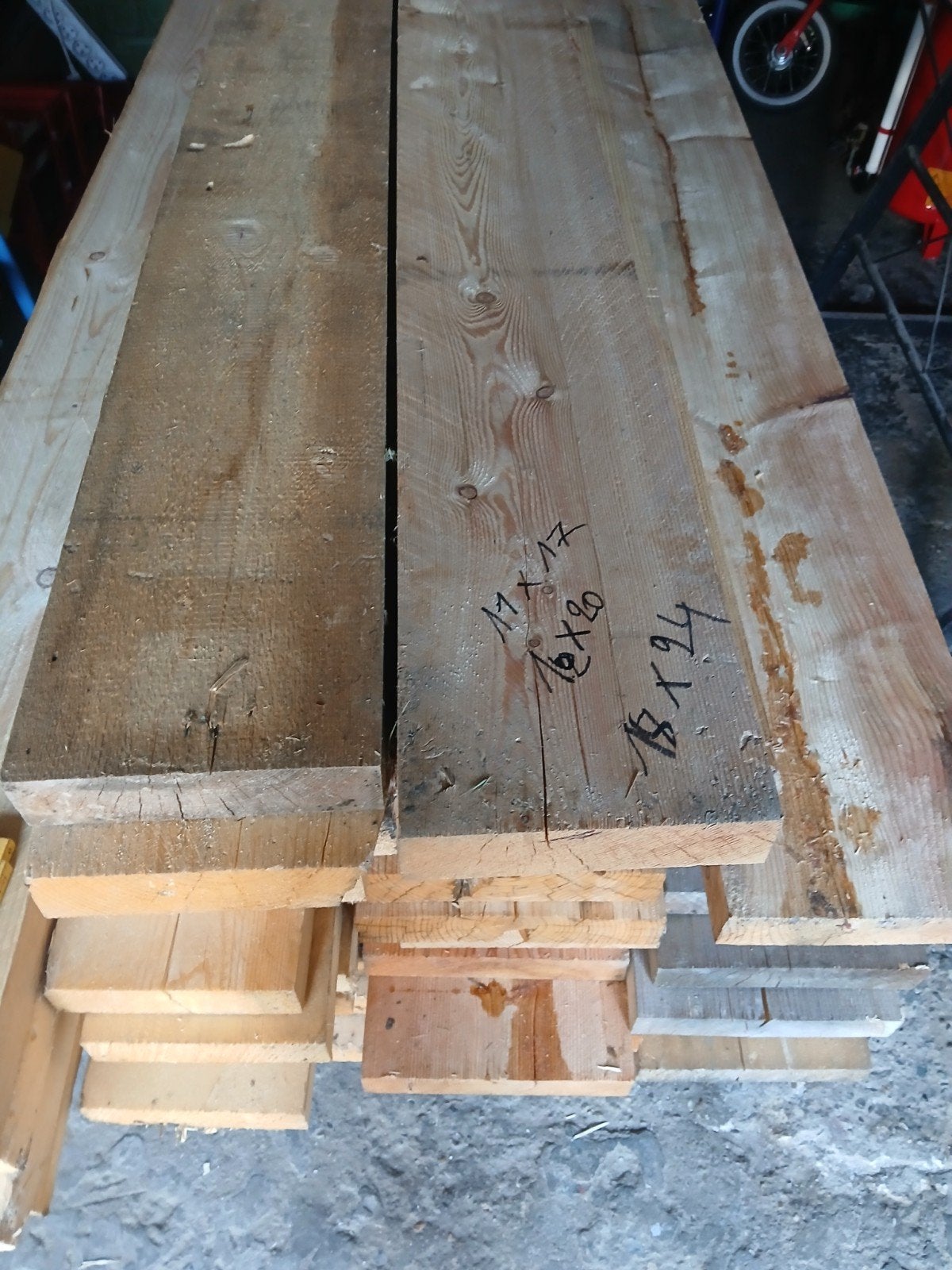 Houten balken te koop, Ophalen, Balken