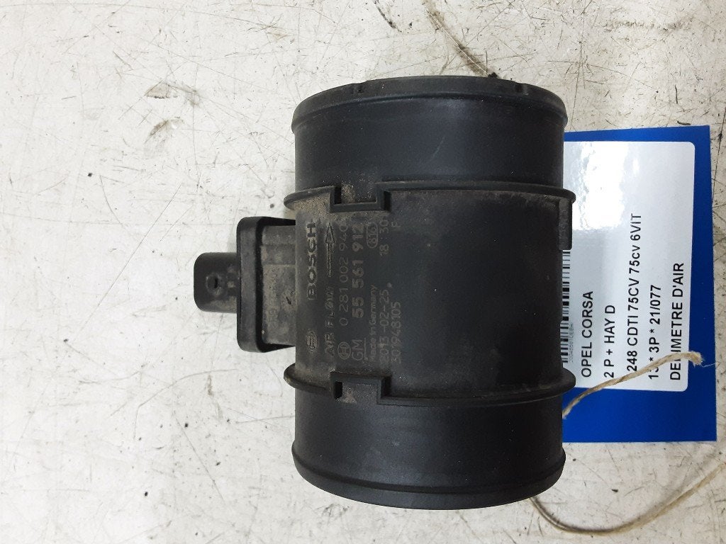 DÉBITMÈTRE Opel Corsa D (01-2006/12-2014) (55561912), Autos : Pièces & Accessoires, Opel, Opel Automobile GmbH, Utilisé, Kontakt-opel@opel.com