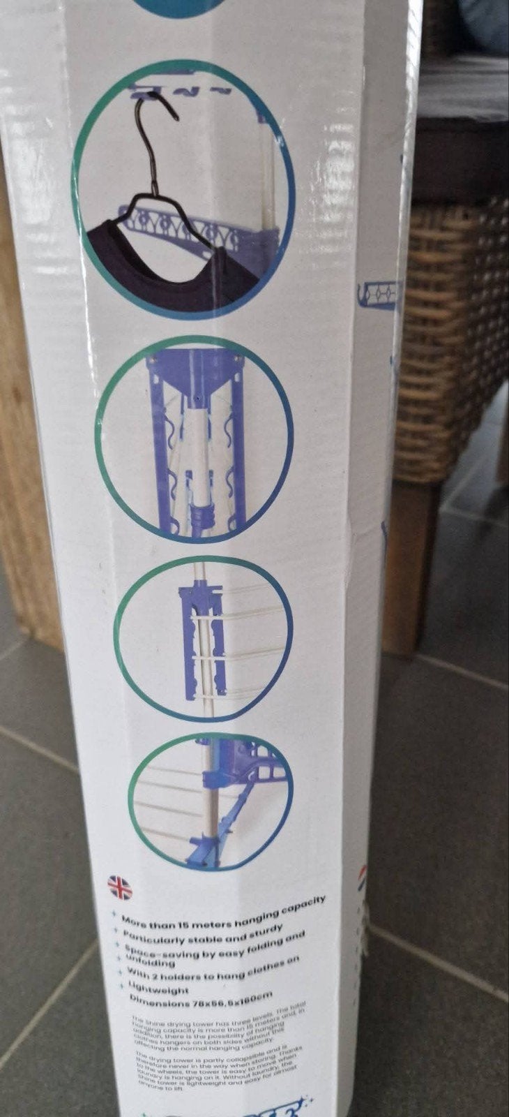 Droogmolen ( droogrek ), Tuin en Terras, Droogmolens en Wasrekken, Ophalen, Droogmolen