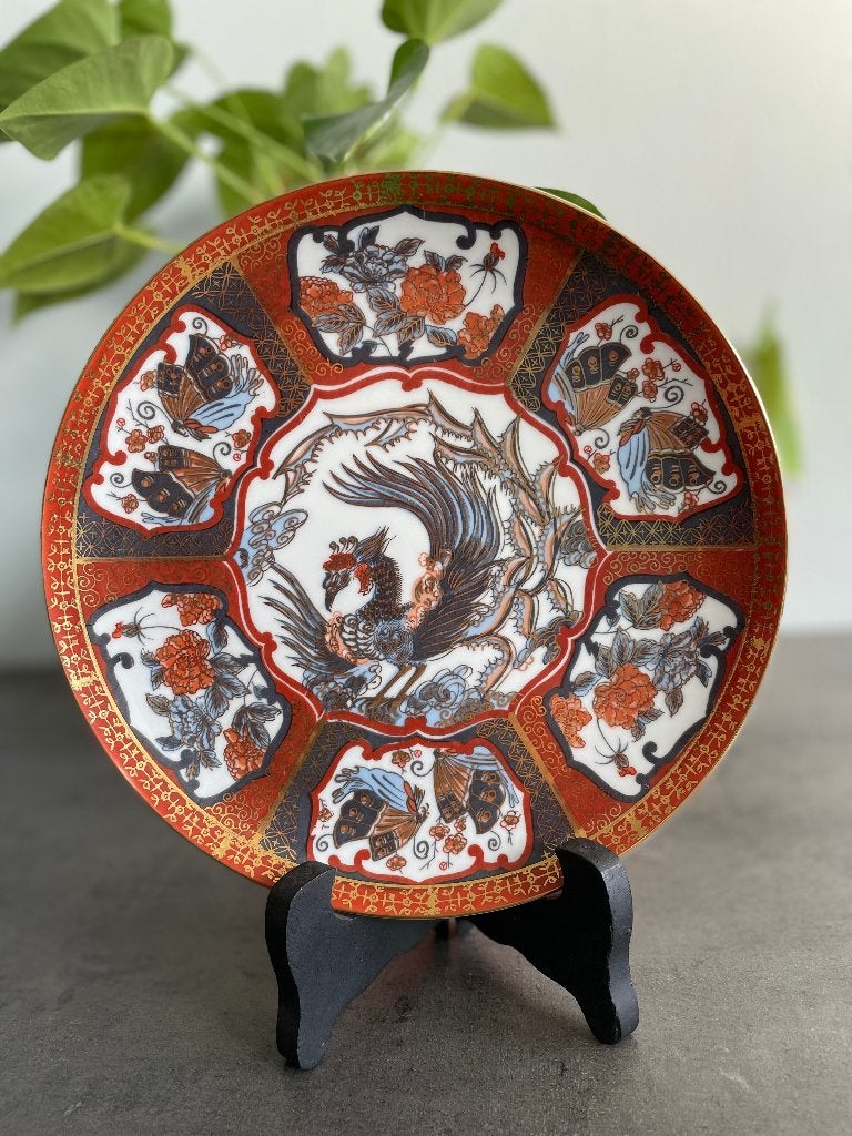 Vintage porseleinen bord uit Japan, Ophalen