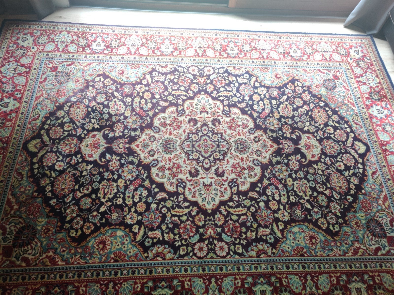 Handgeknoopt Oosters wollen tapijt – 250 x 348 cm, Ophalen, Gebruikt, 200 cm of meer, 200 cm of meer