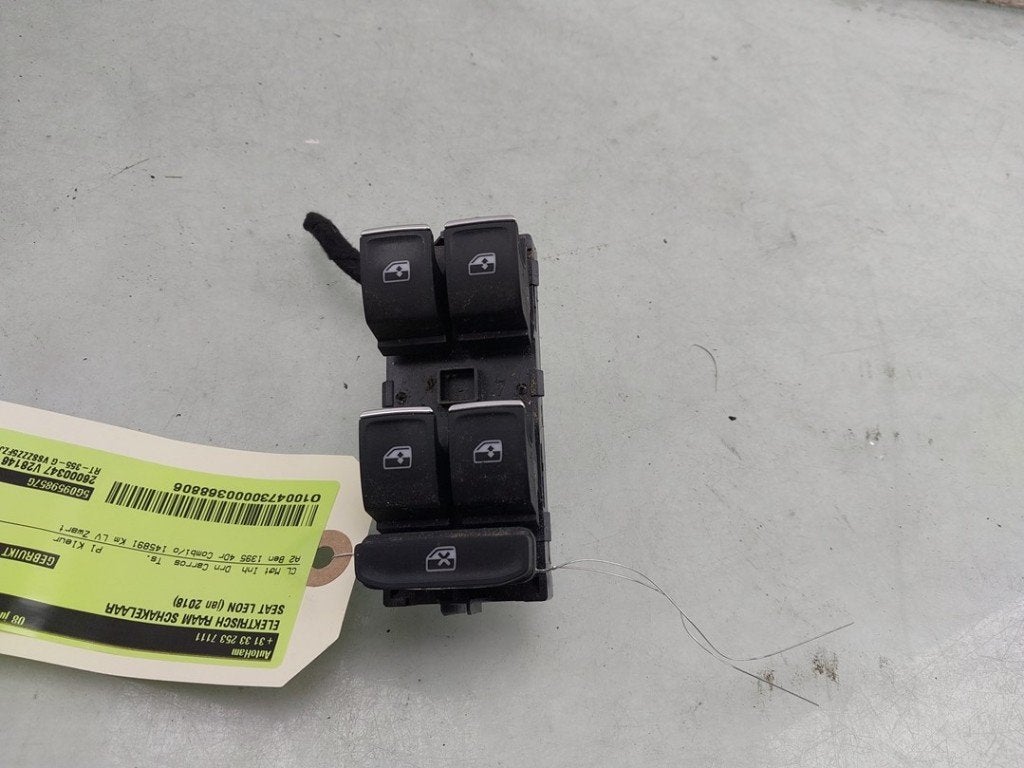 COMMUTATEUR VITRES ELECTRIQUES Seat Leon ST (5FF), Autos : Pièces & Accessoires, Autres pièces automobiles, Seat, Utilisé