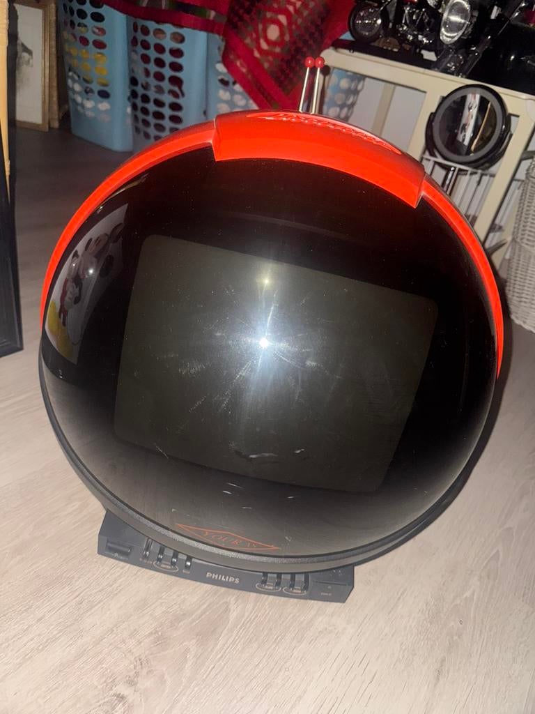 Téléviseur vintage avec casque spatial Philips Discoverer, Enlèvement, Comme neuf, Philips
