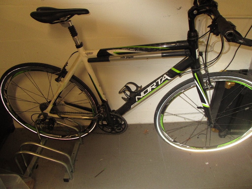 fiets hybride, Fietsen en Brommers, Fietsen | Heren | Sportfietsen en Toerfietsen, Ophalen, Minder dan 10 versnellingen, Gebruikt