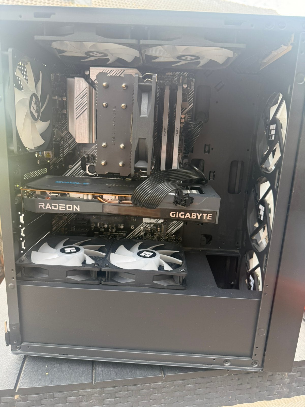 AMD RX 6600 AMD Ryzen 7 5800X Ram Fury gaming-pc met 32 GB, Ophalen, Zo goed als nieuw