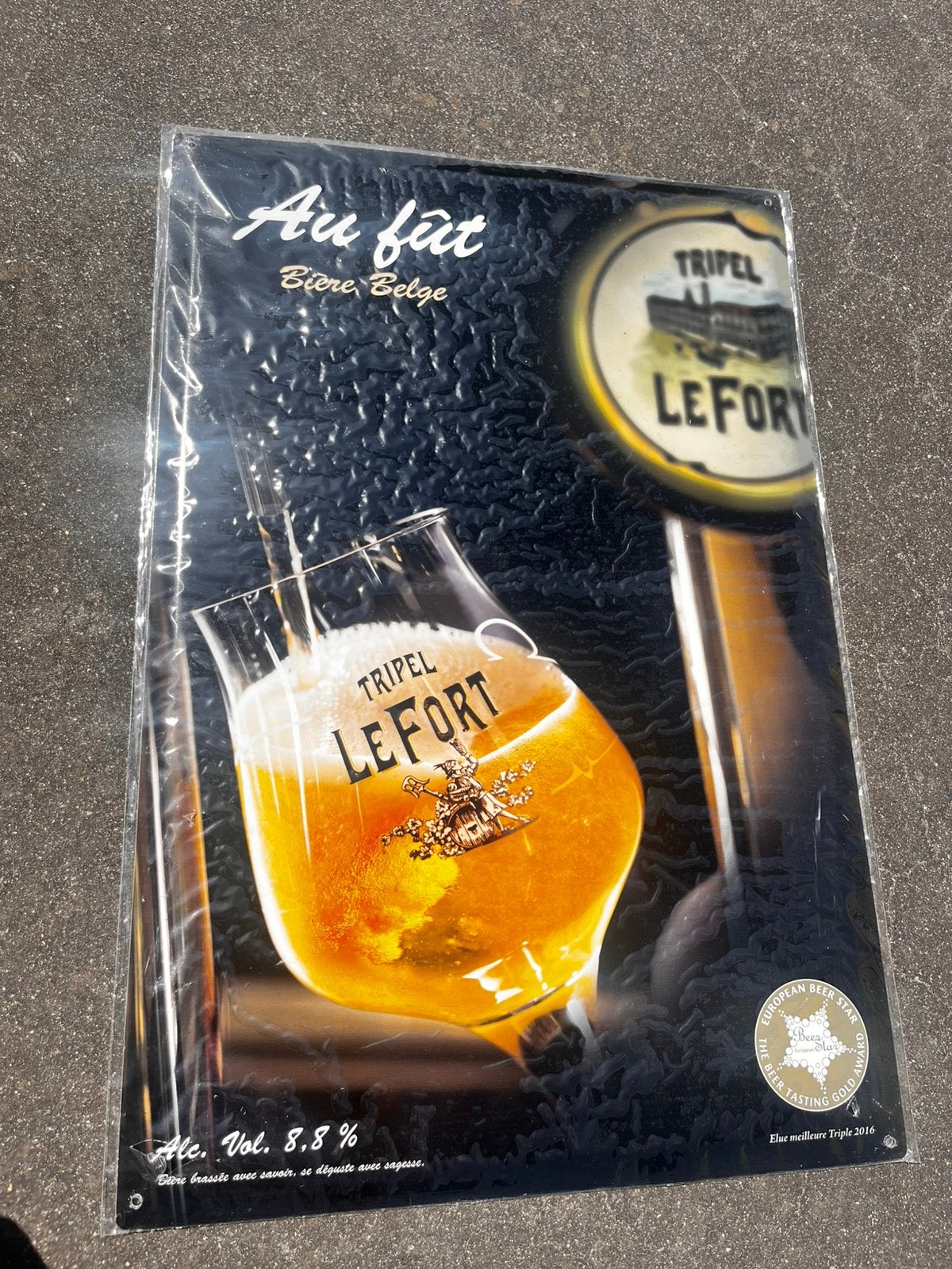 Nieuw bord tripel lefort, Ophalen, Zo goed als nieuw