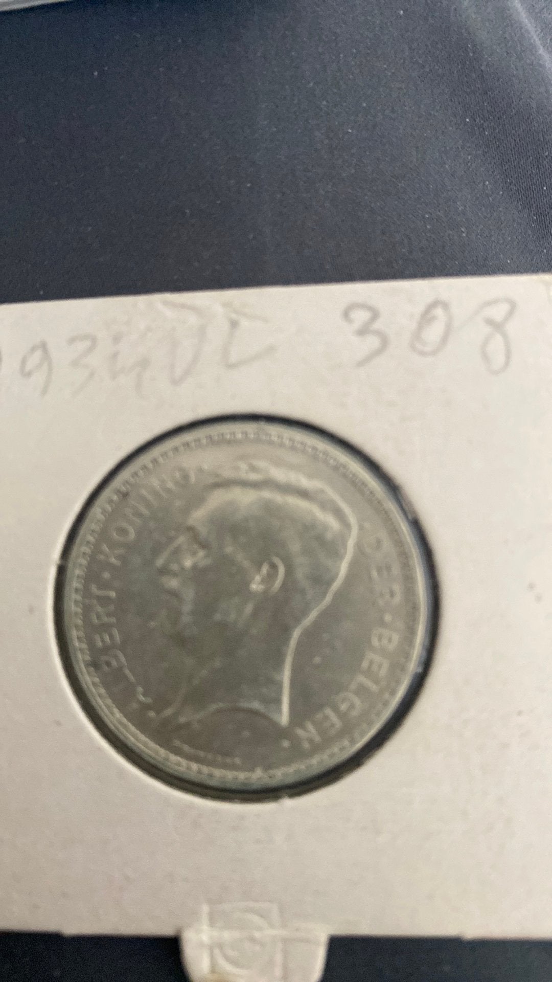 20 fr albert. Vl 1934 ruilen, Postzegels en Munten, Ophalen of Verzenden