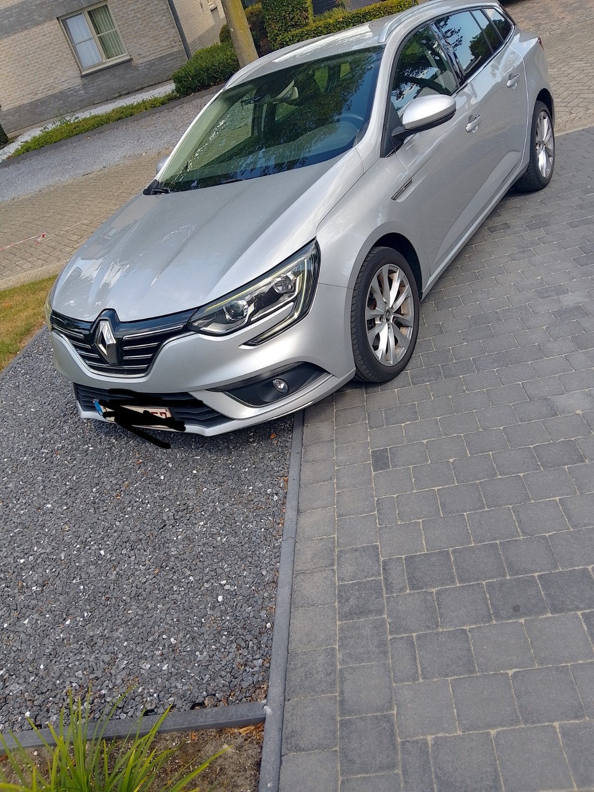 Renault Megane, Auto's, Voorwielaandrijving, Leder en Stof, 5 deurs, Zilver of Grijs