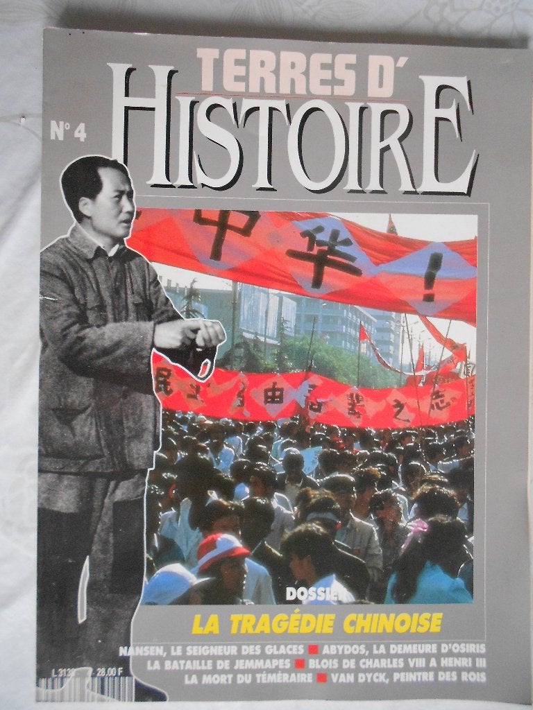 Terres d'histoire, n 4, dossier : La Tragédie chinoise, Ophalen of Verzenden, Gelezen, Azië