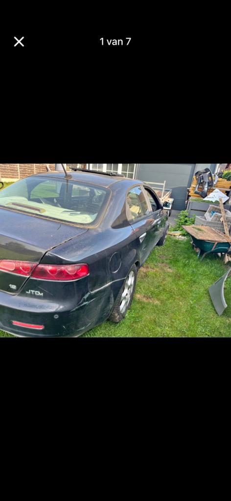 Alfa romeo 159 zonder moter en neus, Particulier, Te koop