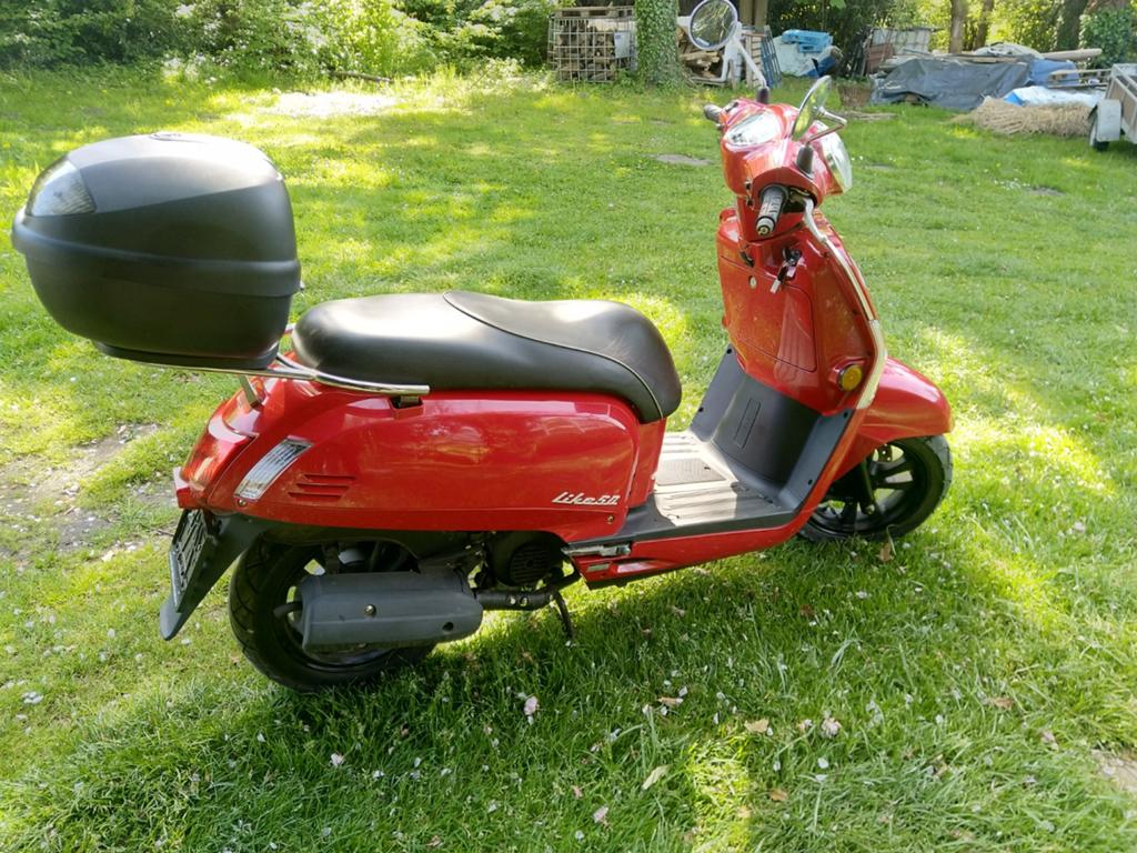 Kymco Like 50 B-klasse, Fietsen en Brommers, Scooters | Kymco, Ophalen, 49 cc, Like, Benzine