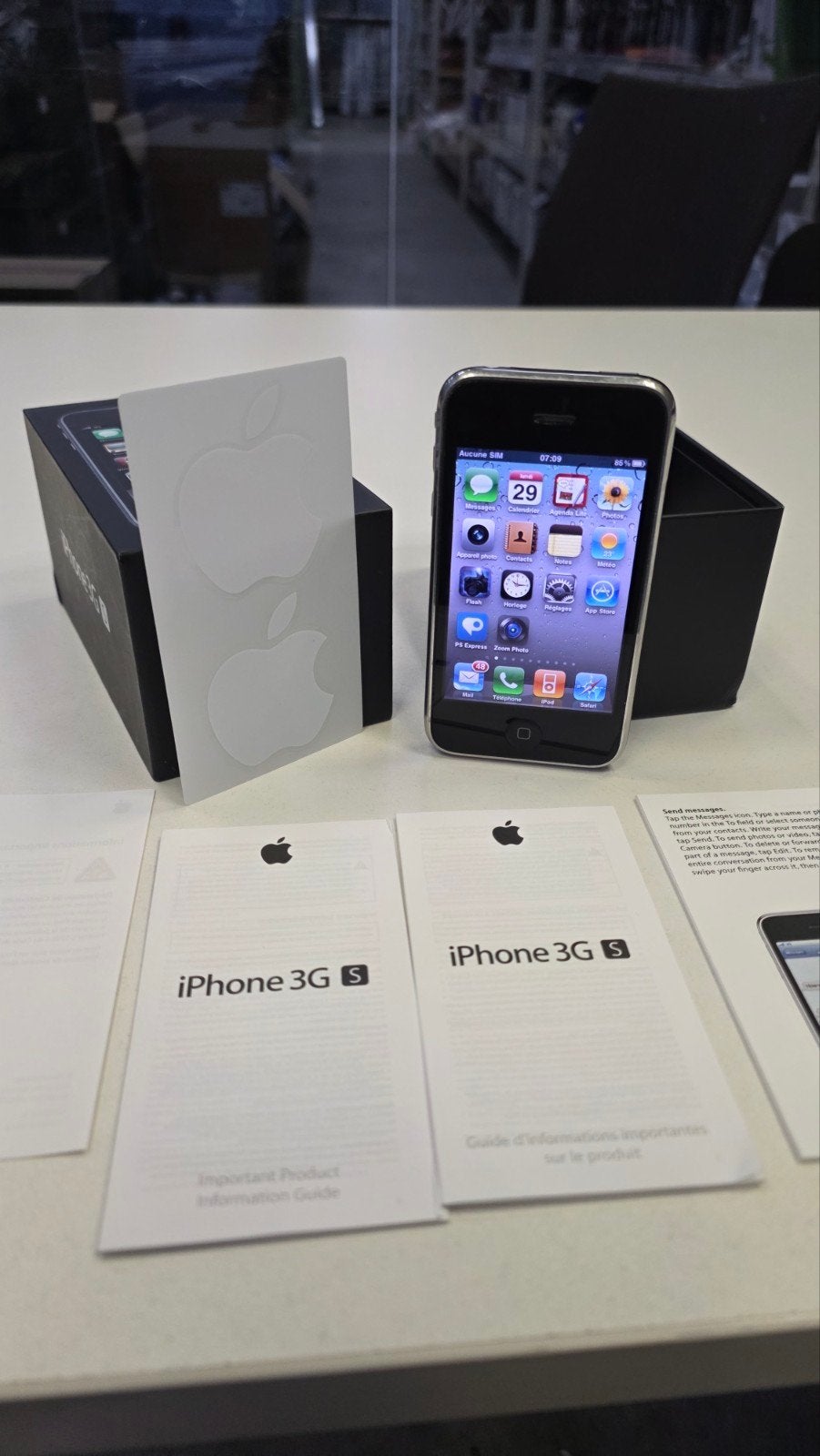 Apple iPhone 3GS 32GB zwart, Telecommunicatie, Mobiele telefoons | HTC, Zwart