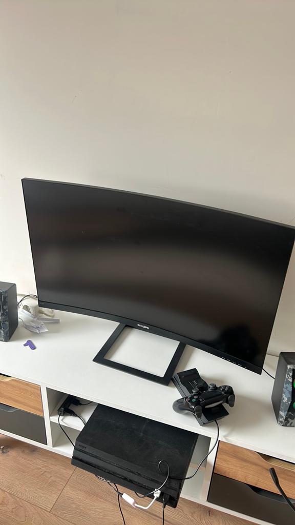 Philips 322E1C - Full HD Curved Monitor - 32 inch, Gaming, VA, Comme neuf, Enlèvement