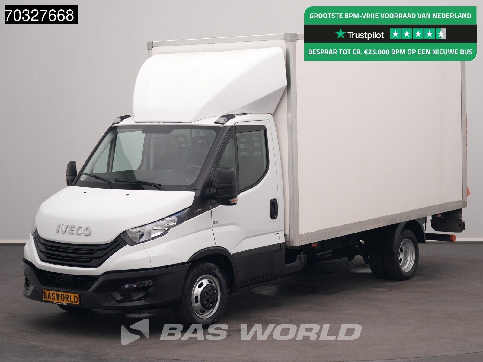 Iveco Daily 35C16 3.0L Laadklep Dubbellucht Bakwagen Airco C, Auto's, Bestelwagens en Lichte vracht, Stof, Gebruikt, Euro 6, 4 cilinders