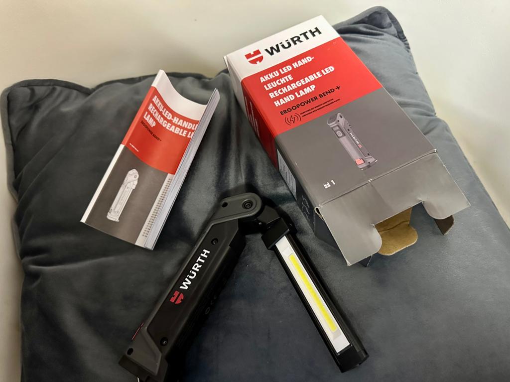 Baladeuse Wurth Ergopower Bend+, Bricolage & Construction, Éclairage de chantier, Lampe, Enlèvement ou Envoi