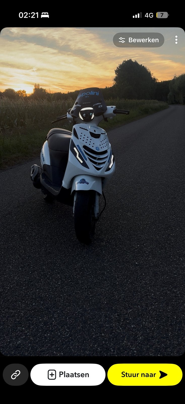 Zip a klasse 2t, Fietsen en Brommers, Scooters | Piaggio, Ophalen, Zo goed als nieuw, Zip