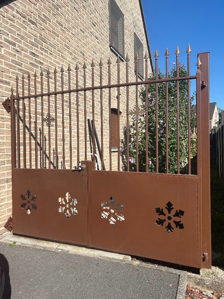 Portail exterieur, Jardin & Terrasse, Portail battant, Comme neuf, 100 à 150 cm, Enlèvement