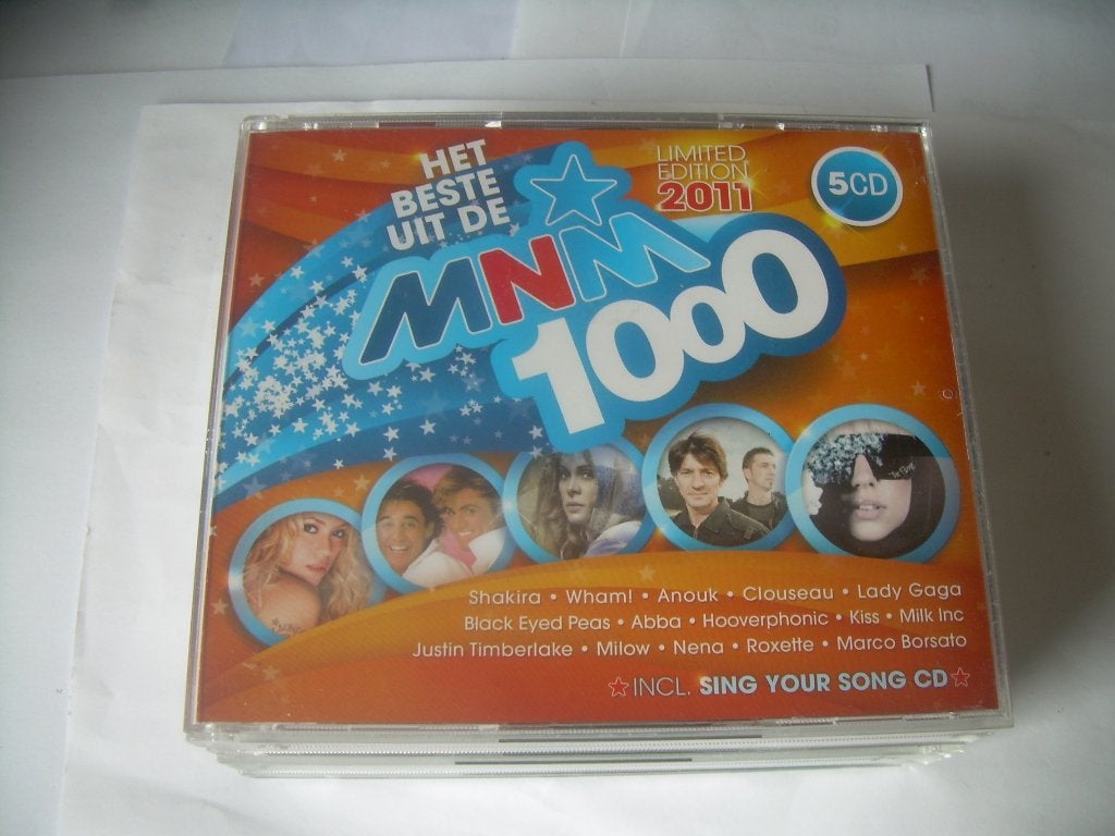 5 CD BOX - MNM - MNM 1000 - 2011, Boxset, Ophalen of Verzenden, Zo goed als nieuw, Dance en House